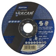 Отрезной круг Norton-Vulcan по нерж./мет.,41, o 125x2,5x22,23, 80 m/sec 66252925443 фото