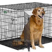 Клетка для собак wikiGROOM №3 2-х дверная размер 92 x 62 x 67.5 см