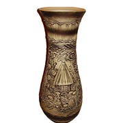 Керамическая ваза "Осень лепка"