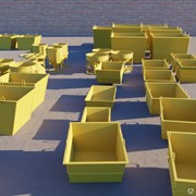 Бадья для бетона БН-1,5 2000х2000х1500 фото