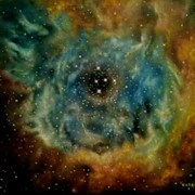 Вселенная.Цикл.Туманность Розетка,50х60,2011г.,1000 грн. фото