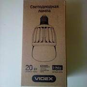 LED лампа VIDEX A80 20W E27 6000K 220V