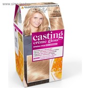 Краска для волос L'Oreal Casting Creme Gloss, без аммиака, тон 910, очень светло-русый пепельный фото