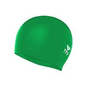 Шапочка для плавания Wrinkle Free Junior Silicone Cap, силикон, LCSJR/326, зеленый (777011) фото