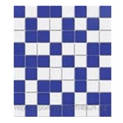 Плитка-Мозаика 30*30, бело-синий, Азур, Lasselsberger Ceramics фотография