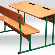 Парта-лавочка, школьный стол, школьная парта, мебель для школы, купить мебель на заказ