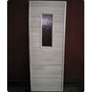 дверь осиновая с коробкой для бань и саун фото