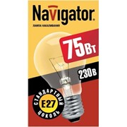 Лампа Navigator NI-A-75W-CL-E27-230V 94301 фото