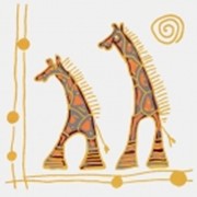 Керамическая плитка Африка Жираф