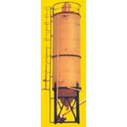 Склад цемента, силос 24 т., диаметр 2 м, силос для хранения цемента фото