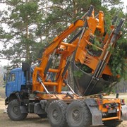 Корчеватели, Ямокопатель пересадчик деревьев Optimal Opitz 1800 на базе КАМАЗ фото