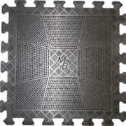 Резиновый коврик MB Barbell черный 12мм фотография