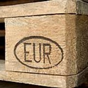 Поддоны деревянные б/у, клеймо EUR, 1 сорт, г/п 2 т. 1200х800мм
