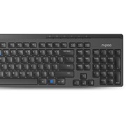 Набор клавиатура+мышь Rapoo 8100M черный фотография