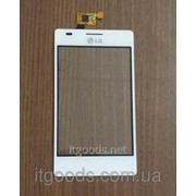 Тачскрин оригинальный / сенсор (сенсорное стекло) для LG Optimus L5 Dual SIM E615 (белый цвет) 4077 фотография