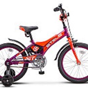 Велосипед 16“ STELS Jet (9“ Фиолетовый/оранжевый) арт.Z010 фото