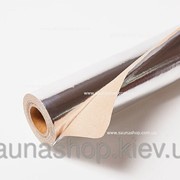 Фольгированная, алюминиевая бумага для бани и сауны 30 м.кв., 0,13мм.
