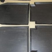 Универсальные автомобильные резиновые коврики, 55х55.55х75см