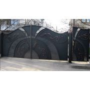 Ворота кованые фото