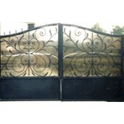 Ворота кованые фото
