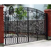 Ворота кованные фото