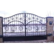 Ворота кованые фото