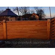 Забор деревянный № 2 фото