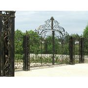 Ворота кованые фото