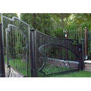 Ворота кованые фото