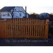 Забор деревянный №11 фото