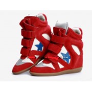 Кроссовки Bayley Wedge Sneakers In Red