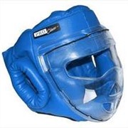 Шлем-маска для рукопашного боя синяя разм.:L