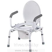 Кресло-туалет с опускающимися подлокотниками фото