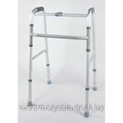 Ходунки инвалидные “шагающие“, регулировка высоты 65—82 см (хром) фото