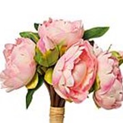 Букет розовых пионов 30см (12) (TT-00000027) фото