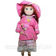 Кукла коллекционная Алина в розовом пальто 23 см 136070 фото