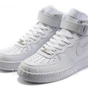 Nike Air Force белые высокие