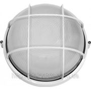 Светильник НПП2602 белый/круг с решеткой пластик 60Вт IP54 (Акция) фотография