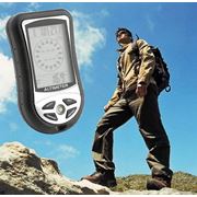 Термометр цифровой портативный для туриста охотника рыболова. Снаряжение туриста. Рыбацкий термометр альтиметр метеостанция.