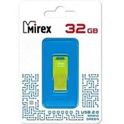 Флешка 32Гб USB 2.0 - Mirex - Mario - зеленый фотография