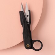 Ножницы для обрезки нити, 12 см, цвет чёрный фотография