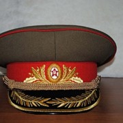 Фуражка Гениральская парадная СССР производство форменных головных уборов фото