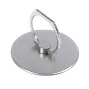 Держатель-подставка с кольцом для телефона LuazON, в форме круга, серебристый фото
