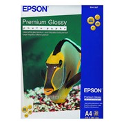Фотобумага Epson Premium Glossy Photo Paper, глянцевая, 255g/m2, A4, 20л (C13S041287), код 28322 фотография