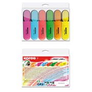 Набор маркер-выделителей Kores , 6 цветов фотография