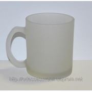 Чашка матовая(стекло) для деколи или тампопечати фотография