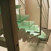 Лестницы стеклянные в Алмате фото