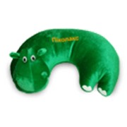 Корпоративная игрушка Зеленый бегемотик фотография