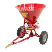 Пескоразбрасыватель прицепной с приводом от колес. фото