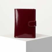 Обложка для автодокументов и паспорта, 5 карманов для карт, цвет бордовый фото